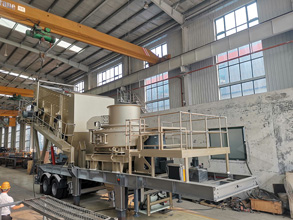 时产350-400吨硬玉二手制砂机
